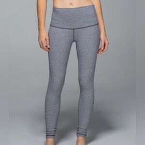 LULULEMON | Wunder Under Cotton Pants Roll Down Wee Stripe Women’s Size 6